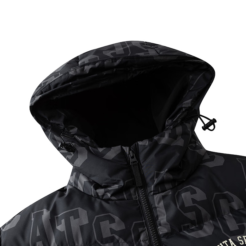 安踏速暖羽绒百搭羽绒服男冬季新款宽松连帽夹克外套152448904N