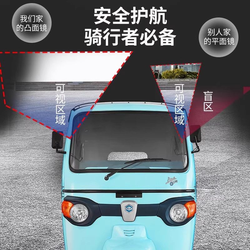 电动三轮车后视镜装饰用品反光镜四轮车通用倒车镜车内吸盘倒后镜,淘宝优惠券,粉丝福利购,淘宝优惠卷