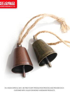 DIY配件圣诞开口喇叭铃铛金属装饰小铃铛复古风铃挂件规格齐