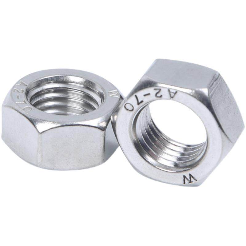 201不锈钢六角螺母六角螺帽M3M4M5M6M8M10M12M16M20-M24-M30-M45 - 图3