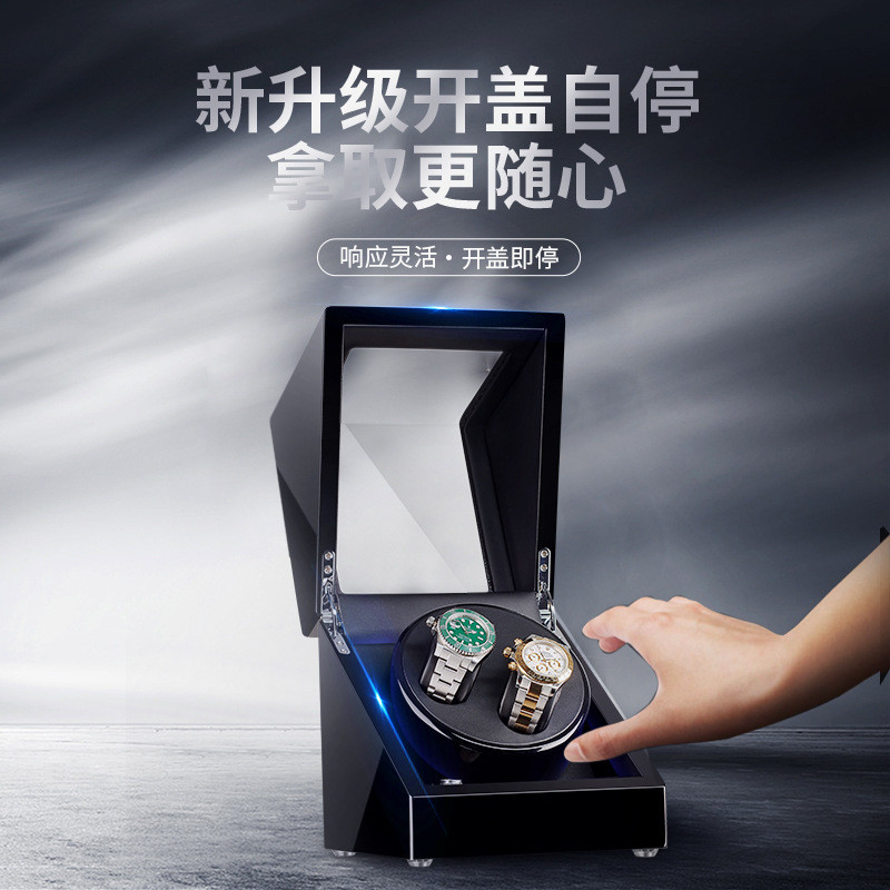 现货批发摇表器机械手表自动上链电动转表器马达晃表器手表收纳盒 - 图0