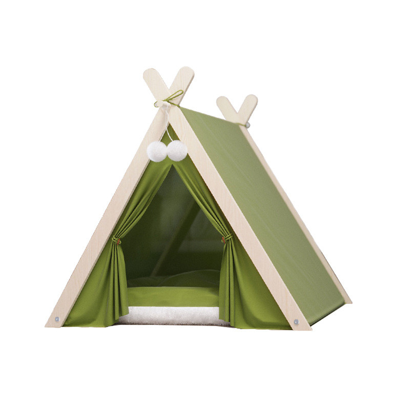 厂家直销猫窝四季帐篷猫款通用宠物狗窝帐篷可拆洗网红窝冬季保暖-图0