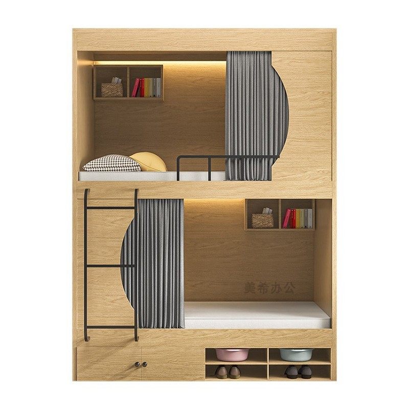 #太空舱上下床学校员工宿舍上下铺电竞公寓床青旅民宿高低双层床,淘宝优惠券,粉丝福利购,淘宝优惠卷