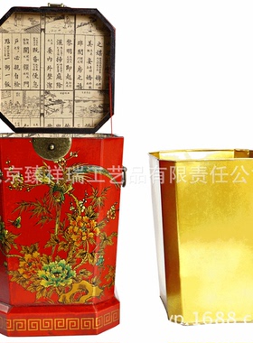 实木垃圾桶木质垃圾桶木制古风仿古