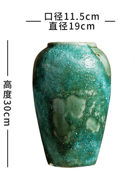 景德镇陶瓷花瓶干花家居陶罐花器餐桌摆件装饰品水培客厅陶艺插花