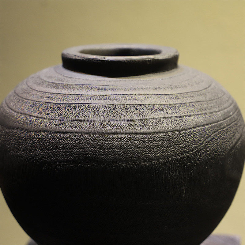 侘寂风黑色树脂花瓶禅意宋韵摆件民宿复古木纹咖啡厅家居桌面装饰,淘宝优惠券,粉丝福利购,淘宝优惠卷