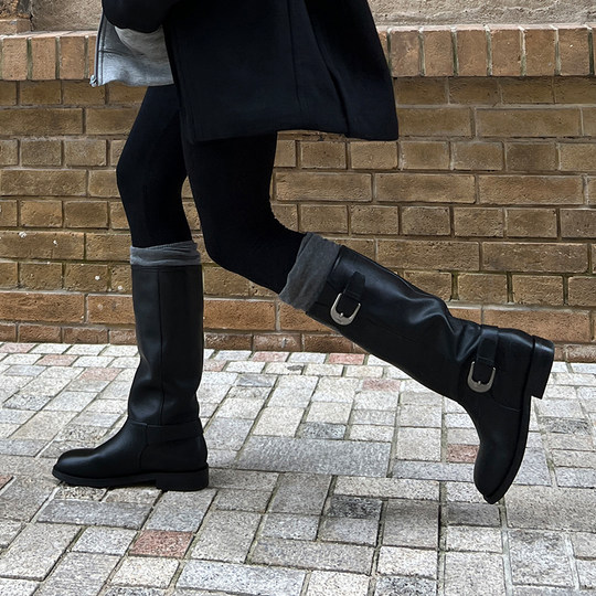 ботинки unfolio в кочевом стиле с ворсом