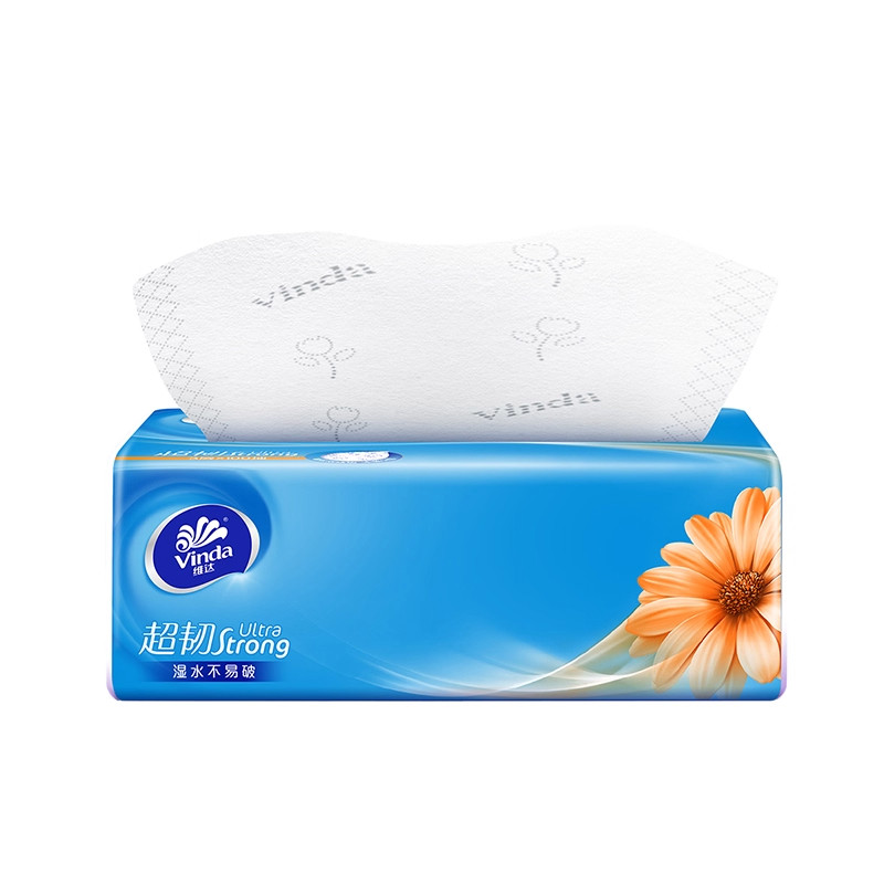 U 维达超韧抽纸加厚便携式手帕纸家用可湿水面纸擦手纸单包装1包,淘宝优惠券,粉丝福利购,淘宝优惠卷