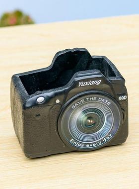 树脂数码相机花盆 酒吧民宿柜台装饰摆件花园露台庭院微景观花槽