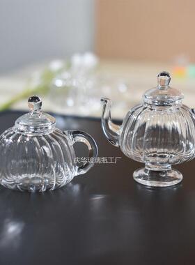 娃屋定各种微缩食玩玻璃模型结合透明瓶罐茶具杯精致小巧可爱