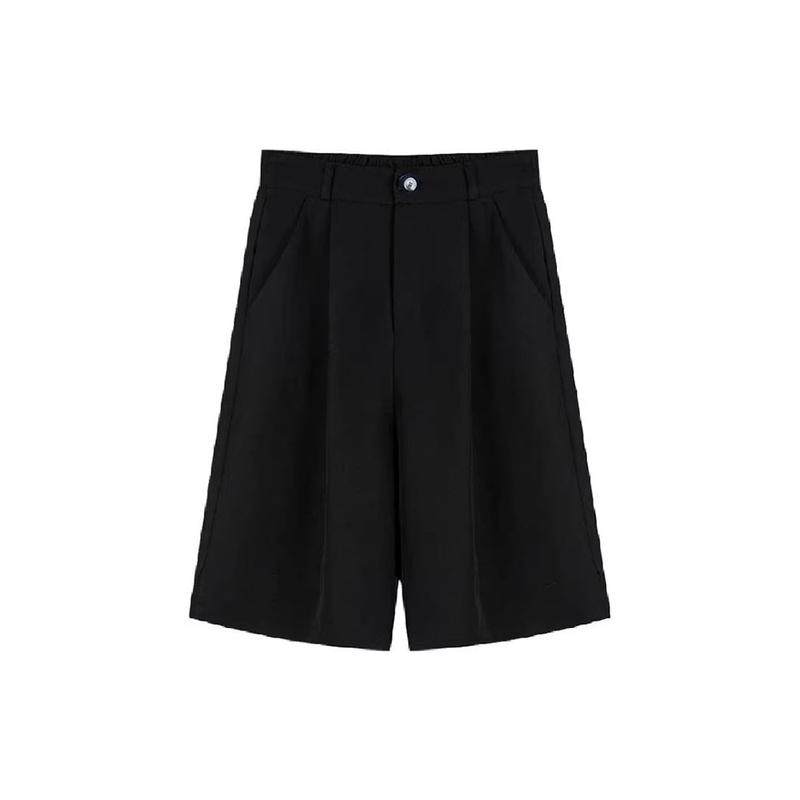 梨型身材五分中裤女夏季显瘦大码胖妹妹休闲宽松黑色,淘宝优惠券,粉丝福利购,淘宝优惠卷