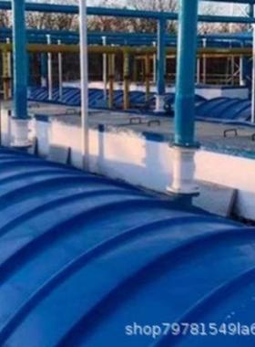 玻璃钢污水池盖板 废水池拱形除臭平 复合罩弧盖板集气罩