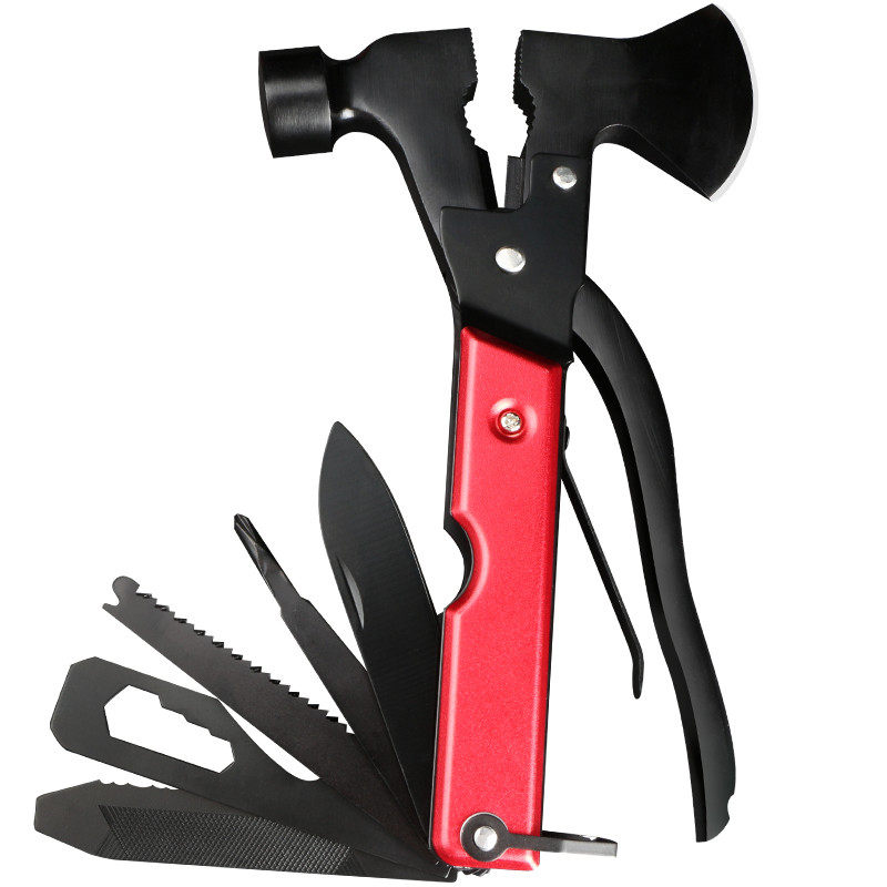 户外露营多功能斧锤一体天幕帐篷地钉锤子折叠钳登山生存应急工具,淘宝优惠券,粉丝福利购,淘宝优惠卷