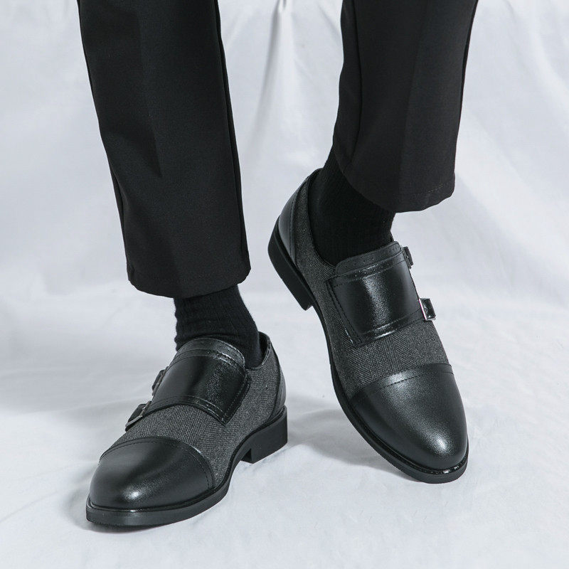 透气休闲皮鞋男士商务一脚蹬休闲男鞋橡胶底百塔豆豆鞋男,淘宝优惠券,粉丝福利购,淘宝优惠卷