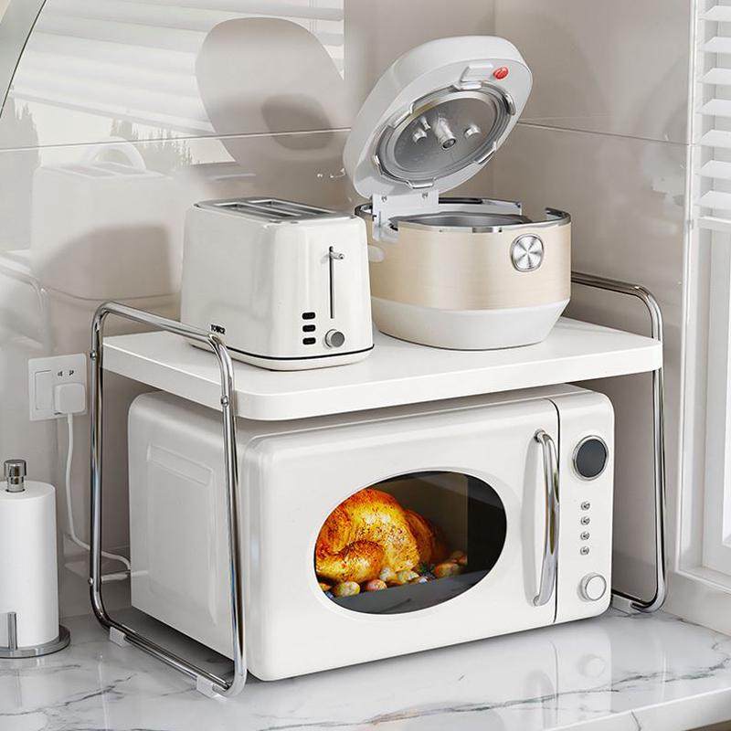台面电饭锅收纳神器煲双层微波炉架储物厨房多功能家用烤箱置物架,淘宝优惠券,粉丝福利购,淘宝优惠卷