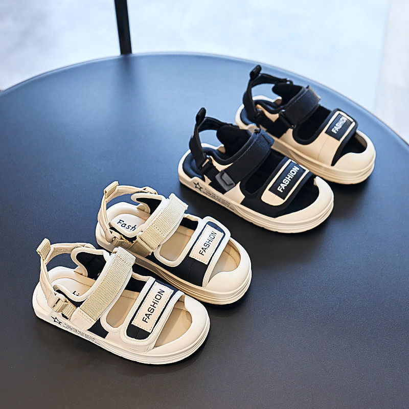 男童凉鞋2024夏季新款儿童包头凉鞋宝宝沙滩鞋包脚运动凉鞋小童鞋,淘宝优惠券,粉丝福利购,淘宝优惠卷
