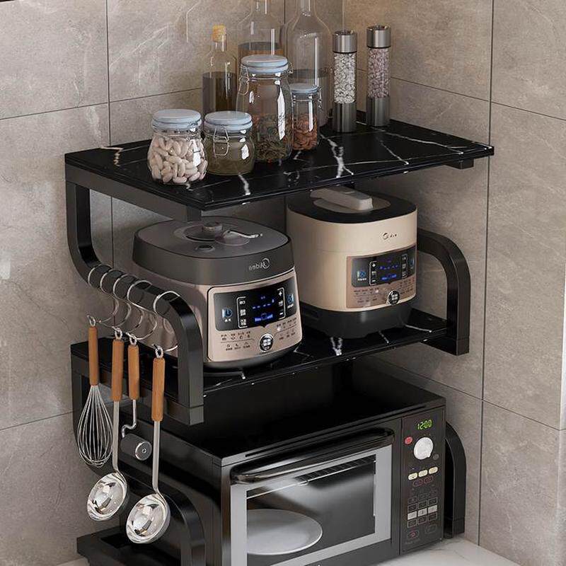 家用双层桌面收纳支架厨房置物架台面架子储物架电饭锅微波炉烤箱,淘宝优惠券,粉丝福利购,淘宝优惠卷