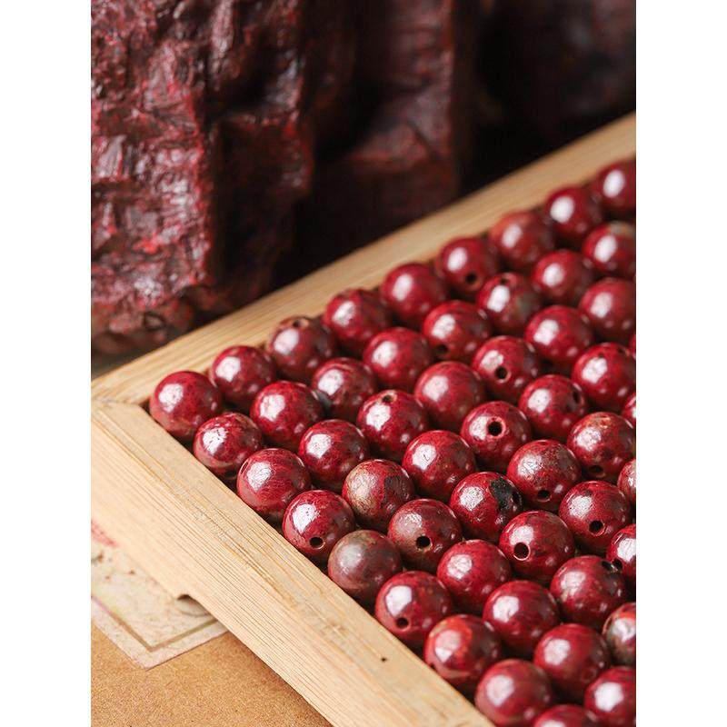 原矿朱砂圆珠 原石辰砂散珠本命年手链手串吊坠diy配饰品湘西原矿,淘宝优惠券,粉丝福利购,淘宝优惠卷