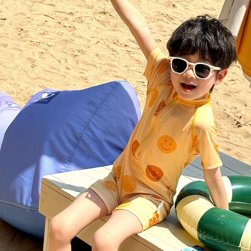 男童泳衣儿童游泳衣宝宝连体泳装2025夏季新款男孩速干泳裤高颜值,淘宝优惠券,粉丝福利购,淘宝优惠卷