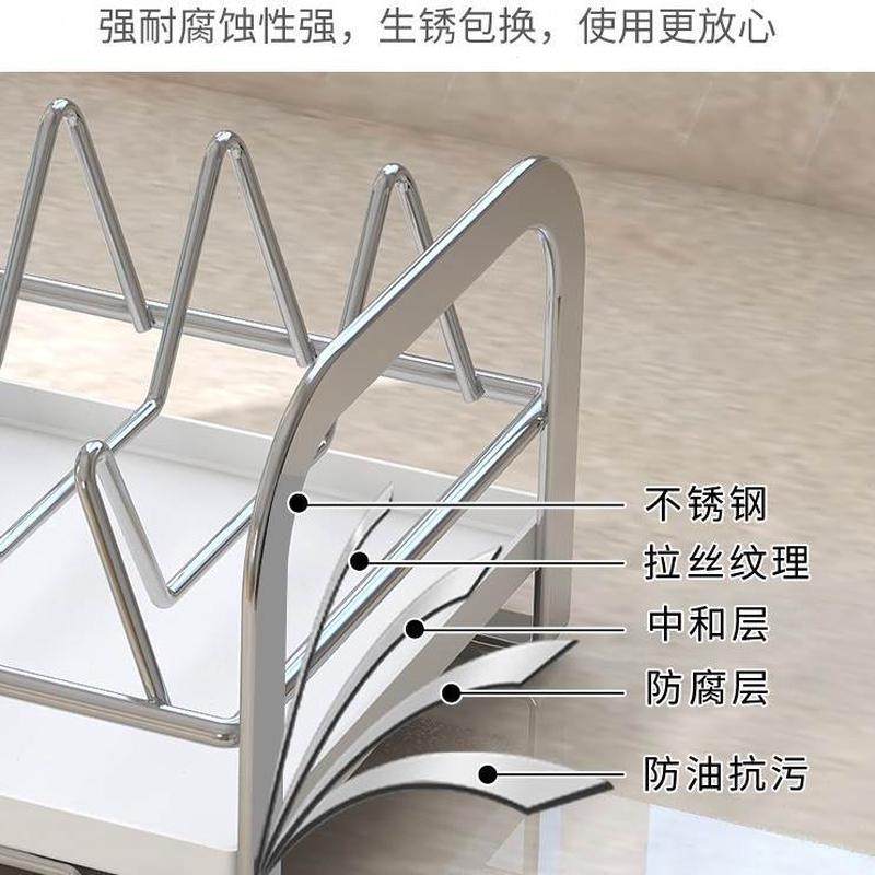 沥架置物架窄边厨房碗筷碗盘沥水架窗碗碟收纳架子台台面不锈钢碗,淘宝优惠券,粉丝福利购,淘宝优惠卷