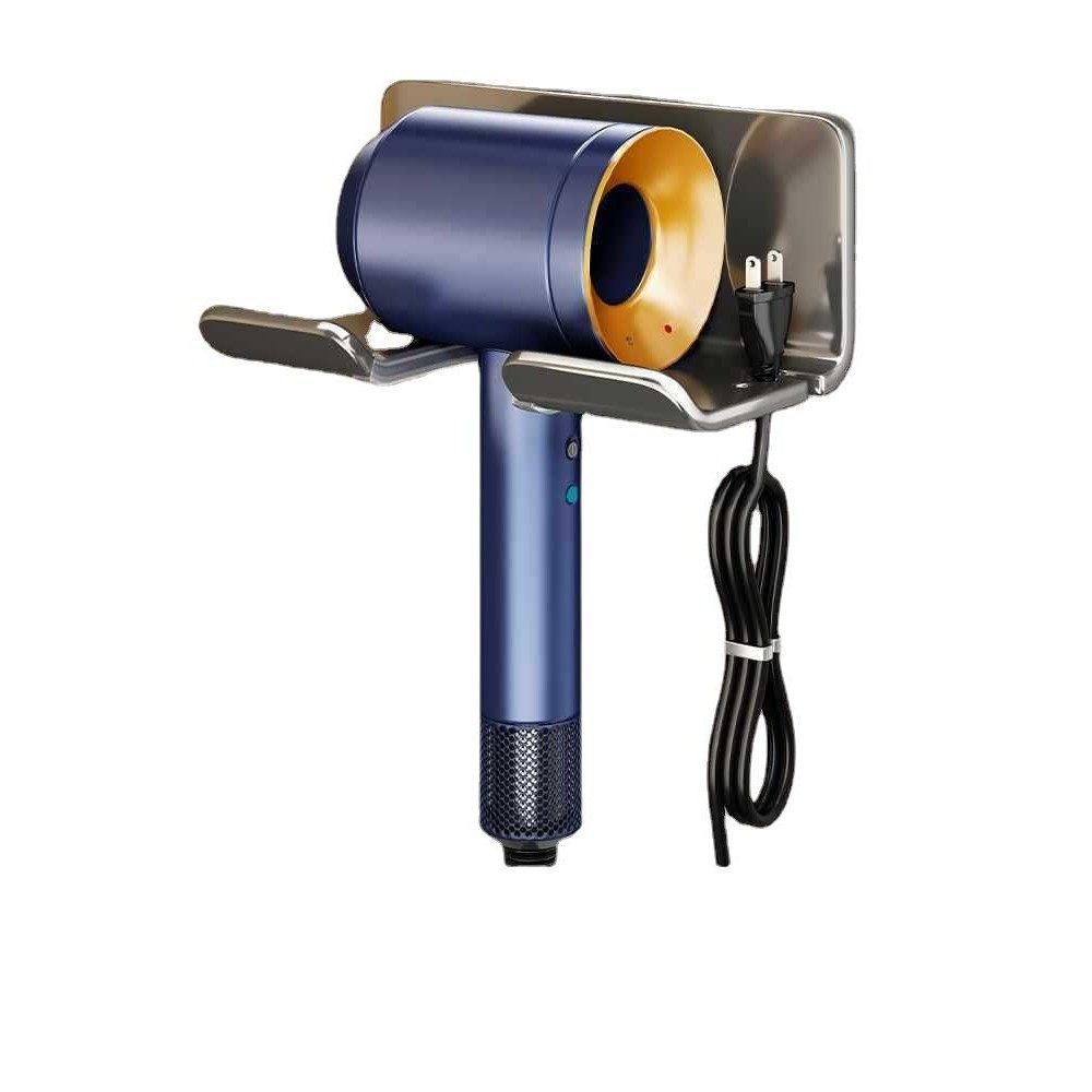 新款吹风机置物架免打孔卫生间电吹风挂架浴室壁挂式风筒支架收纳,淘宝优惠券,粉丝福利购,淘宝优惠卷