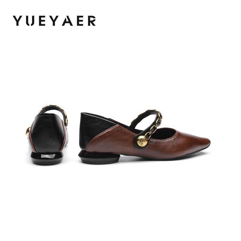 珍鞋方头链条平底单鞋可踩跟两穿春晚晚风女鞋,淘宝优惠券,粉丝福利购,淘宝优惠卷