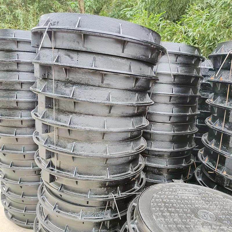 球墨铸铁防沉降井盖700圆卡簧井盖重型防盗窨井盖轻型双层井盖,淘宝优惠券,粉丝福利购,淘宝优惠卷