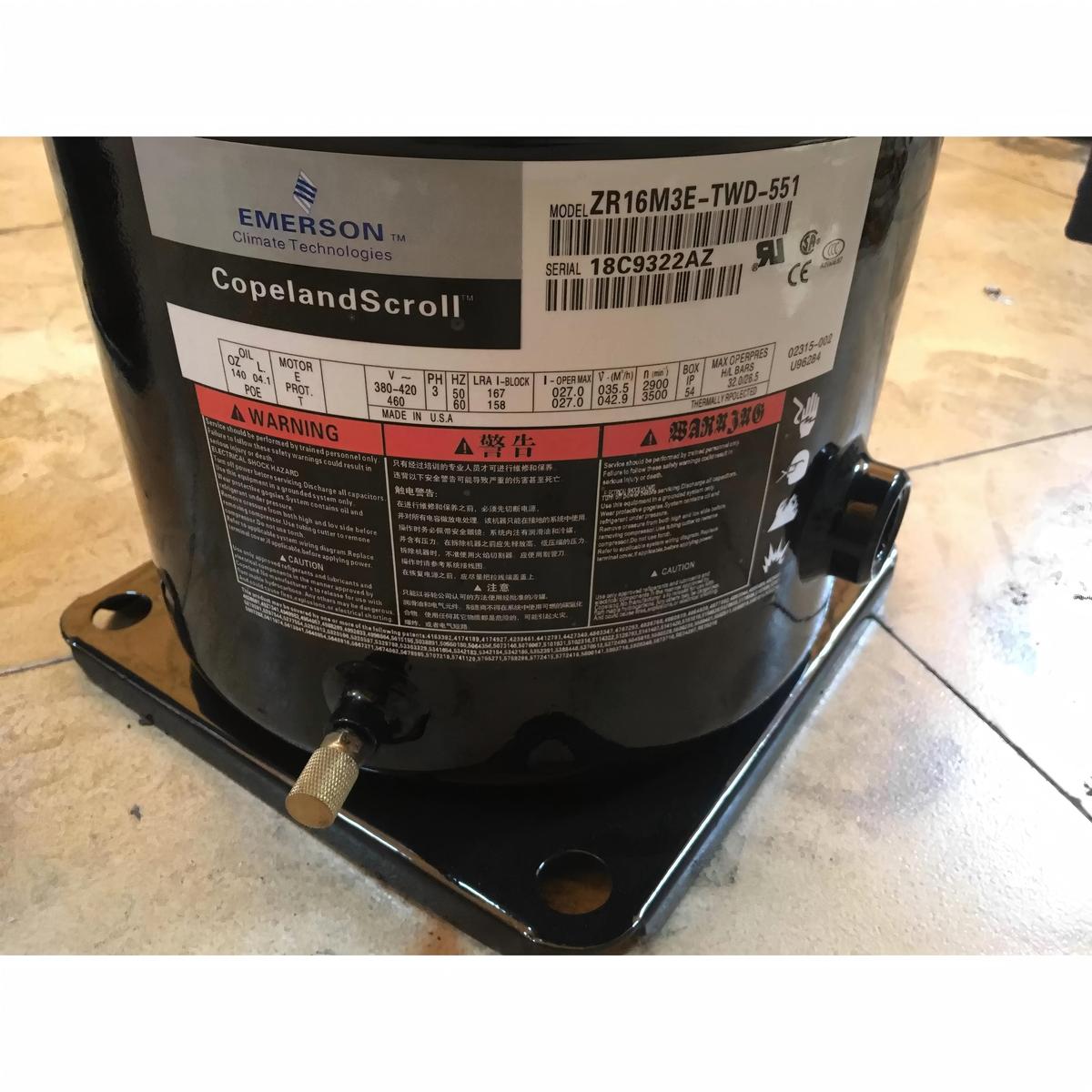 ZR11M3 ZR12M3E ZR16M3E-TWD-561 ZR19M3E-TWD-522原装压缩机 - 图0