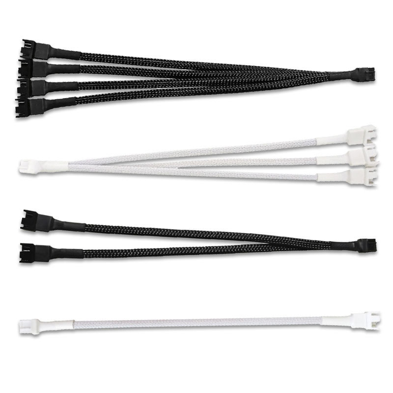 机箱风扇3pin/4pin延长线3P/4P一分二/一分三拓展线3针/4针集线器 - 图3