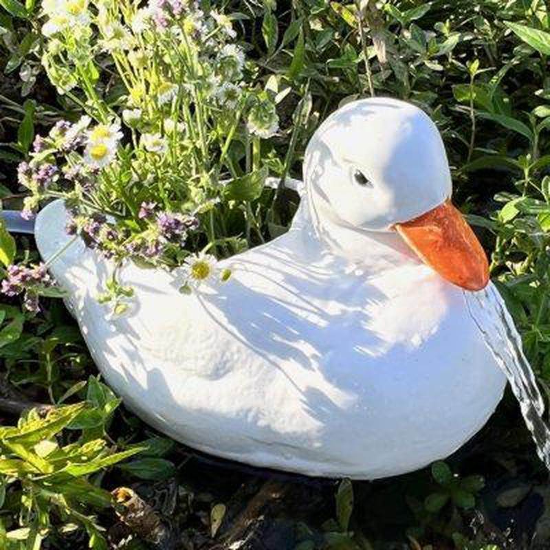 古法养鱼鱼缸水缸陶瓷鸭子景观流水罐流水摆件循环水过滤材料容器,淘宝优惠券,粉丝福利购,淘宝优惠卷