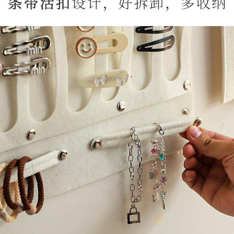 儿童发夹收纳神器发箍发卡发饰皮筋子挂墙头绳收纳壁挂挂袋首饰盒,淘宝优惠券,粉丝福利购,淘宝优惠卷