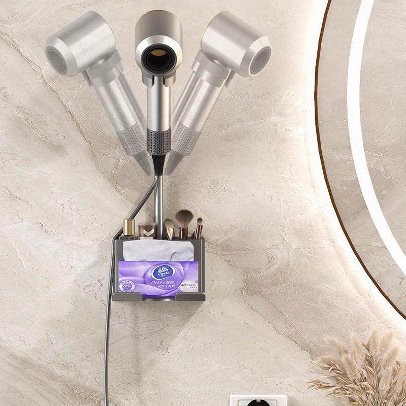 懒人壁挂放浴室支架挂架新款吹风机手持电吹风风筒卫生间置物架免,淘宝优惠券,粉丝福利购,淘宝优惠卷