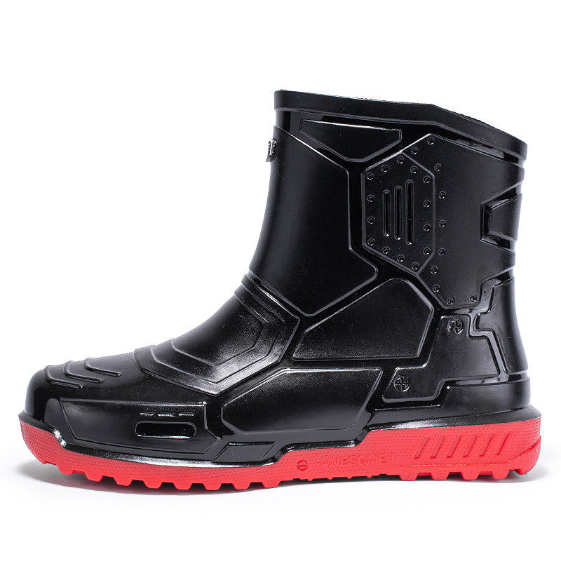 短筒雨鞋男女款厚底防滑耐磨雨靴胶鞋厨房工地劳保工作平底水鞋,淘宝优惠券,粉丝福利购,淘宝优惠卷