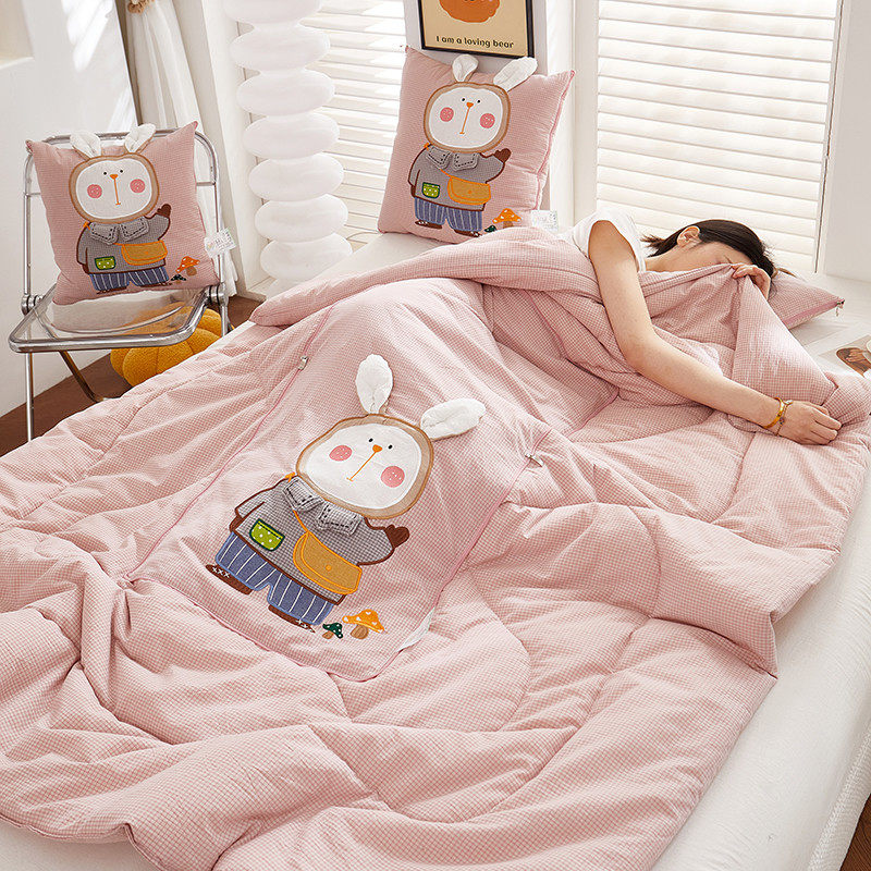 全棉两用抱枕被靠垫枕头被午休空调被纯棉卡通汽车沙发办公室午睡,淘宝优惠券,粉丝福利购,淘宝优惠卷