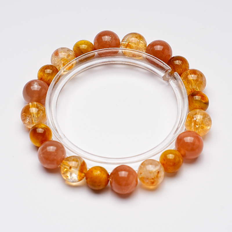 【淡墨余香】水晶黄塔晶橙月光手串女生显白虎眼时尚手链礼物,淘宝优惠券,粉丝福利购,淘宝优惠卷