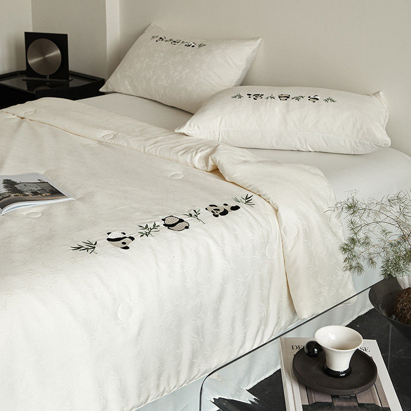 国风夏天凉感冰丝空调被夏凉被新款可机洗夏被四件套单双人薄被子,淘宝优惠券,粉丝福利购,淘宝优惠卷