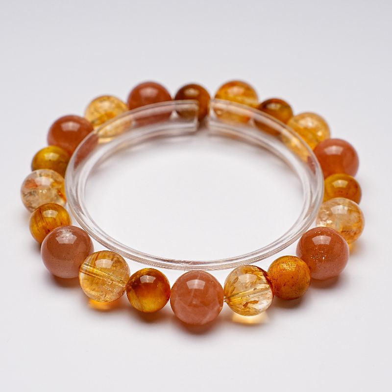 【淡墨余香】水晶黄塔晶橙月光手串女生显白虎眼时尚手链礼物,淘宝优惠券,粉丝福利购,淘宝优惠卷