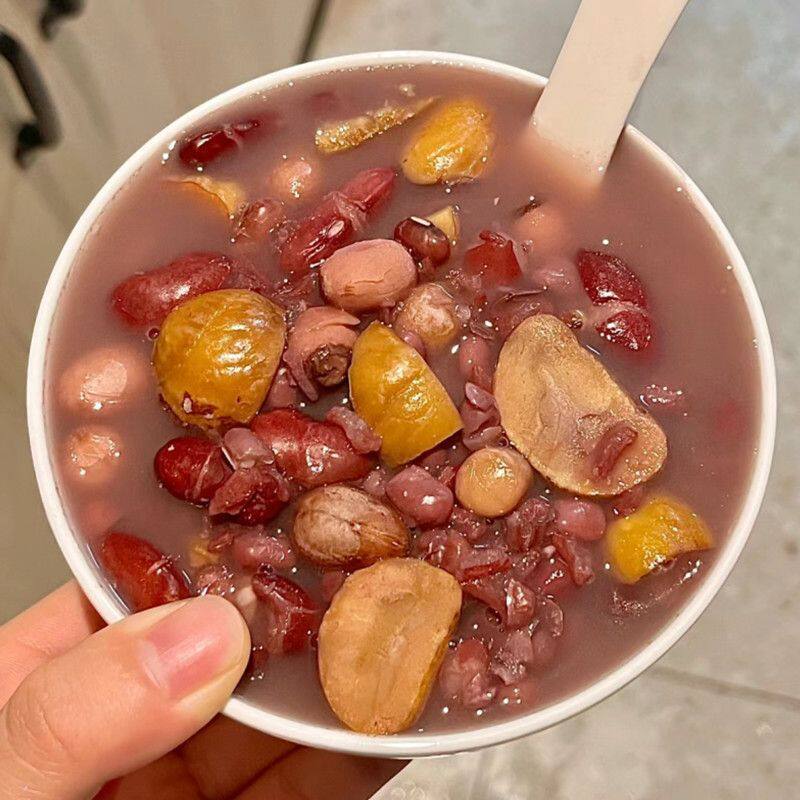 板栗粥营养滋补香甜软糯速食上班族学生早餐八宝粥五谷批发整箱
