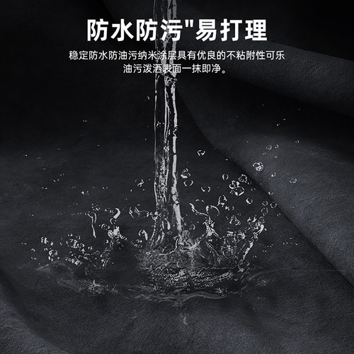 汽博士适用特斯拉model3YL焕新版车内开门按键贴翻毛皮改装饰配件 - 图2