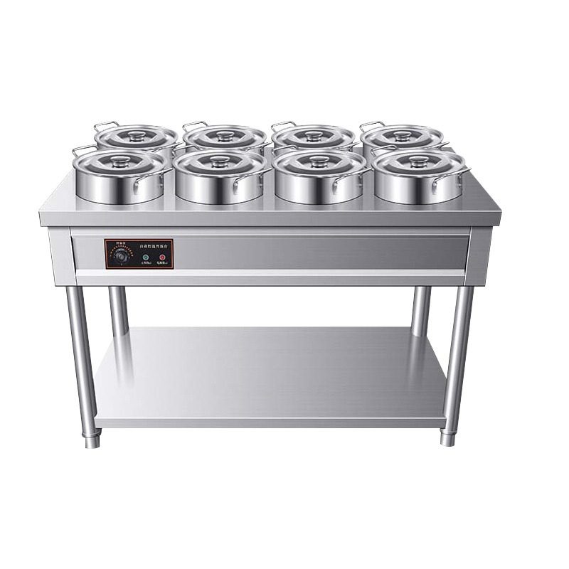 不锈钢保温粥车电加热灶台圆桶快餐车售饭台保温设备移动保温台,淘宝优惠券,粉丝福利购,淘宝优惠卷