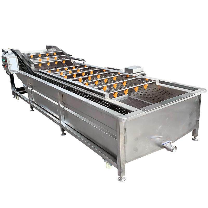 青菜蘑菇全自动气泡清洗机果蔬净菜加工设备不锈钢高压喷淋洗菜机,淘宝优惠券,粉丝福利购,淘宝优惠卷