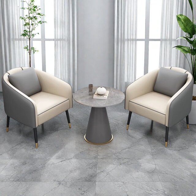 Reception sofa seating area Hotel leisure negotiation table and chair