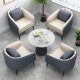 Reception sofa seating area Hotel leisure negotiation table and chair