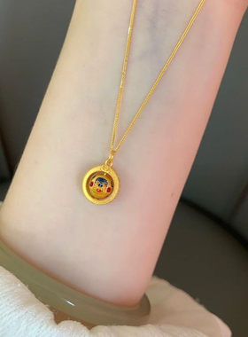 爆款扎基拉姆吊坠女藏族饰品民族风锁骨链轻奢复古宫廷项链