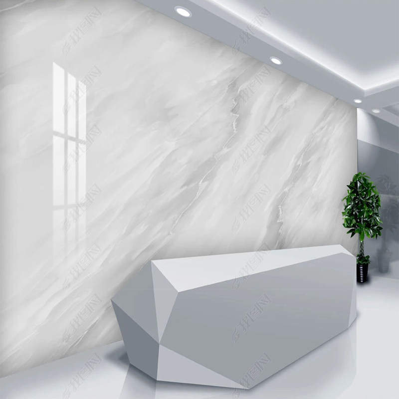 大理石亮面墙布公司前台形象墙logo壁纸美发店男装直播背景墙纸,淘宝优惠券,粉丝福利购,淘宝优惠卷
