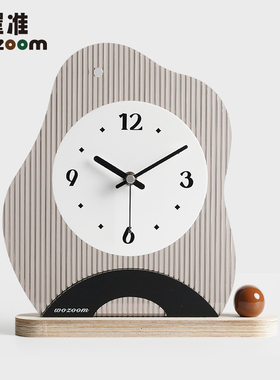 WOZOOM屋准客厅桌面创意相框摆件家居玄关高级感时钟装饰品礼物