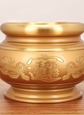 快速发货铜供佛用品家用供奉套装关公财I神香炉供水杯花瓶果盘插