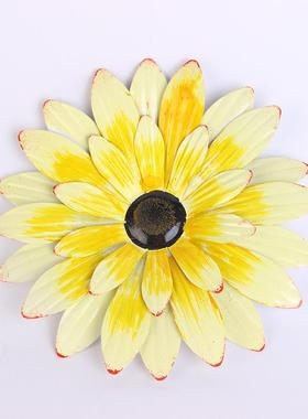 户外花园庭院铁艺太阳花别墅布置装饰创意园艺杂件墙饰壁挂