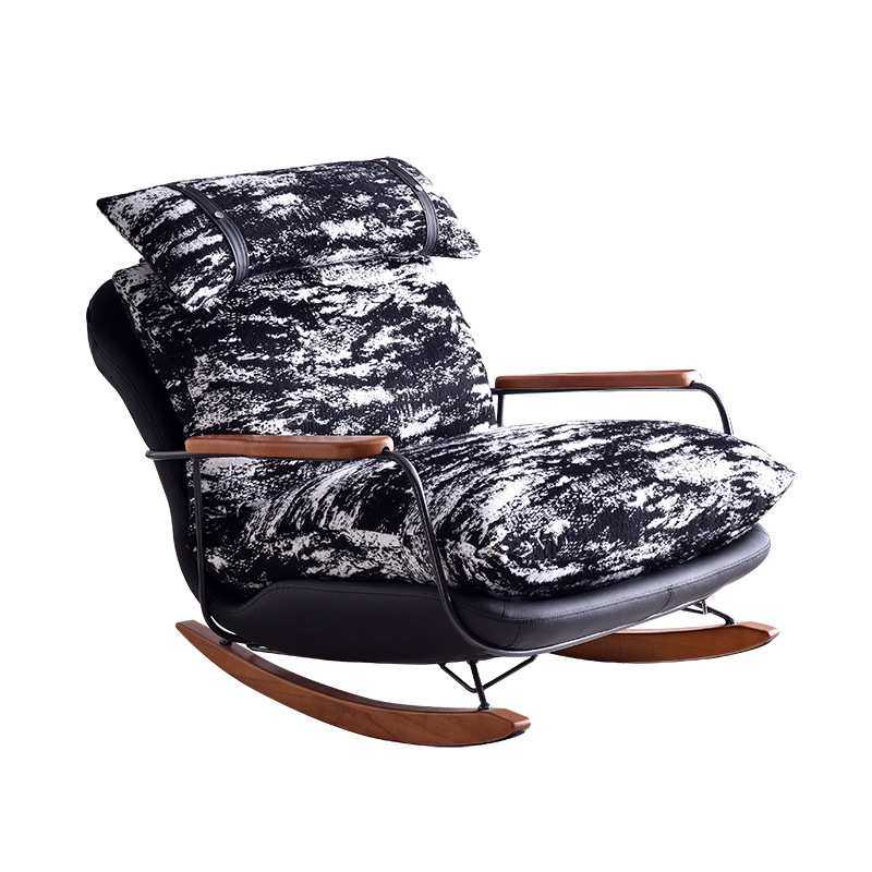 客厅复古可摇可躺轻奢阳台家用成人摇摇椅极简侘寂风懒人休闲椅,淘宝优惠券,粉丝福利购,淘宝优惠卷