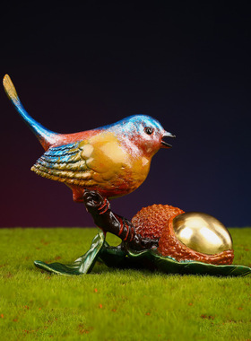 Morandi摆件黄铜名利双收客厅